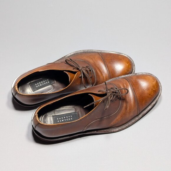 Barneys New York Brown Men Shoes Size 8 1/2